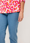 Robell Marie Straight Fit Jeans, Blue