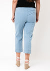 Robell Marie 07 Cropped Jeans, Light Blue