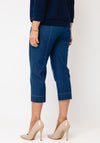 Robell Marie Slim Leg Cropped Leg Jeans, Blue