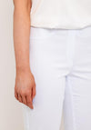 Robell Bella 09 Slim Cropped Trousers, White