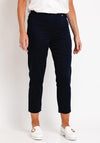 Robell Bella 09 Slim Cropped Trousers, Navy