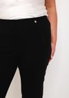 Robell Lena Slim Fit Stretch Cropped Trousers, Black