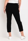 Robell Lena Slim Fit Stretch Cropped Trousers, Black