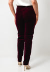 Robell Elena Corduroy Straight Leg Trousers, Wine