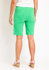 Robell Bella 04 Turn Up Shorts, Bright Green