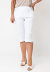 Robell Lexi 05 Knee Length Golf Shorts, White