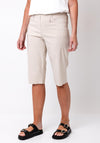 Robell Lexi 05 Knee Length Golf Shorts, Beige
