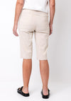 Robell Lexi 05 Knee Length Golf Shorts, Beige