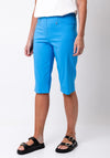 Robell Lexi 05 Knee Length Golf Shorts, Blue