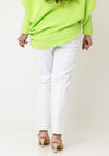 Robell Bella 09 Pull On Jeans, White