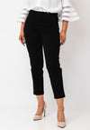 Robell Bella 09 Pull On Ankle Grazer Jeans, Black