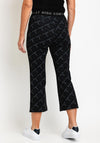 Robell Joella 09 Kick Flare Crop Trouser, Deep Brown