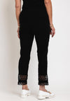 Robell Marie 09 Lace Cuff Trouser, Navy