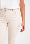 Robell Elena 09 Slim Leg Jeans, Beige