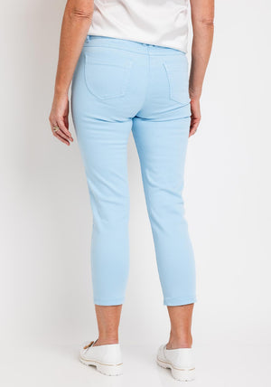 Robell Elena 09 Slim Leg Jeans, Sky Blue