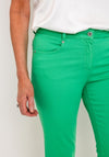 Robell Elena 09 Slim Leg Jeans, Green