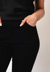 Robell Bella Petite 09 Tapered Denim Trousers, Black