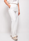 Robell Britt Wide Leg Trousers, White