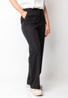 Robell Britt Wide Leg Trousers, Black