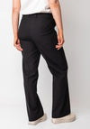 Robell Britt Wide Leg Trousers, Black