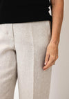 Robell Cloe Wide Leg Trousers, Beige