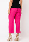 Robell Cloe Wide Leg Trousers, Hot Pink