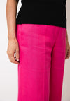 Robell Cloe Wide Leg Trousers, Hot Pink