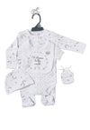 Rock A Bye Baby Girl 5 Piece Set, White