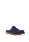 Rohde Slip on Felt Mule Slippers, Ocean