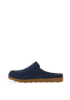 Rohde Slip on Felt Mule Slippers, Ocean