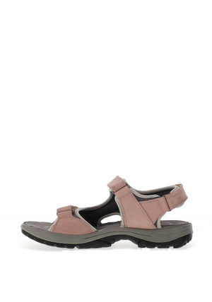 Rohde Womens Nubuck Leather Velco Strap Sandals, Rose Pink