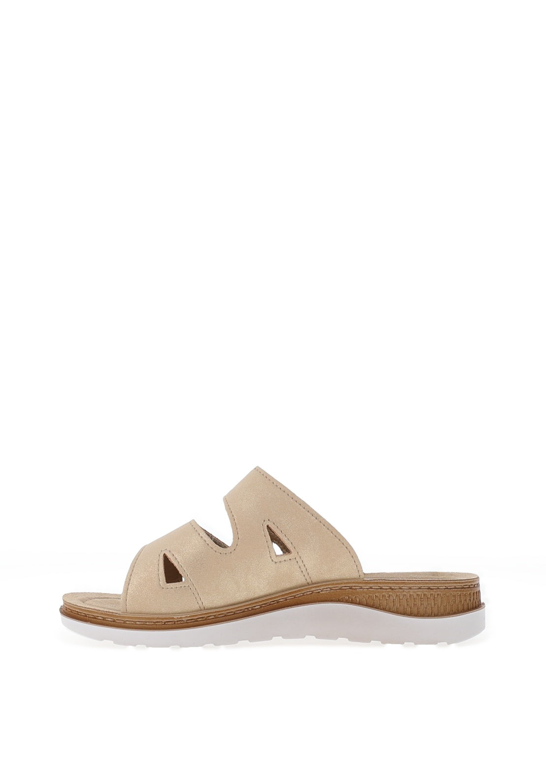 Rohde Floral Glitter Sandals, Gold