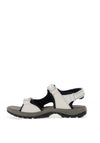 Rohde Womens Nubuck Leather Velco Strap Sandals, Off White