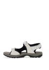 Rohde Nubuck Leather Velco Strap Sandals, Off White