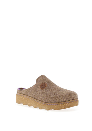 Rohde Womens Wool Trim Mules, Brown