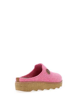 Rohde Womens Wool Trim Mules, Pink