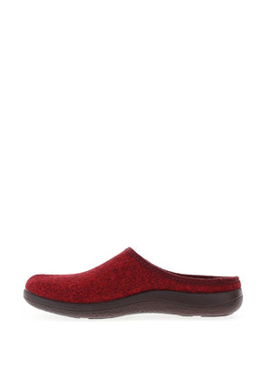 Rohde Womens Wool Slippers, Red