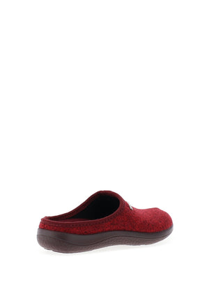 Rohde Womens Wool Slippers, Red