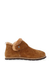 Rohde Womens Suede Boot Slippers, Tan