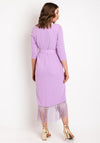 Role Mode Gama Tassel Detail Midi Dress, Lilac