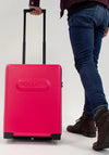 Rollaer Hard Shell Cabin Suitcase, Pink