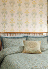 Morris & Co Room Willow Floral Duvet Cover Set, Sage Green