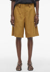 Rouge Edit Elena Tailored Shorts, Tan