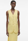 Rouge Edit Tienne Longline Waistcoat, Yellow