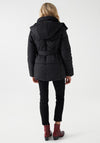Salsa Belted Puffer Jacket, Black