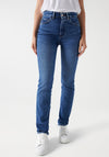 Salsa Faith Push in Slim Jeans, Medium Blue Denim
