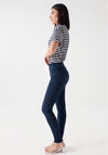 Salsa Secret Push in Skinny Jeans. Dark Blue Denim