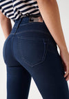 Salsa Secret Push in Skinny Jeans. Dark Blue Denim