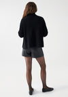 Salsa Wool Cashmere Blend Jumper, Black