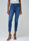 Salsa Secret Cropped Skinny Jeans, Blue